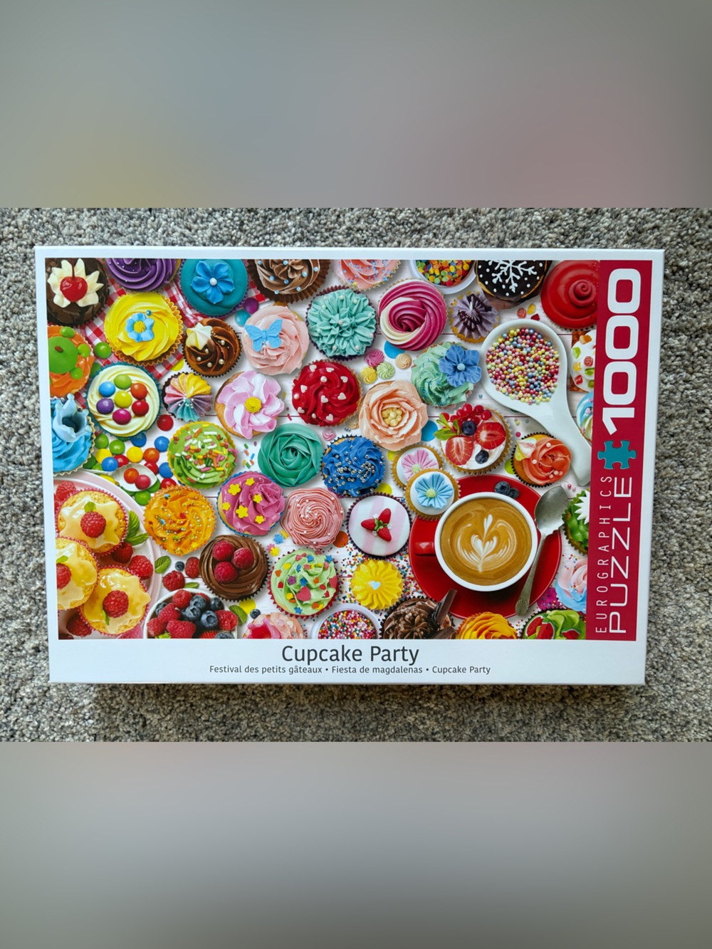 Cupcake Party 1000-Piece Jigsaw Puzzle - eurographics, like new